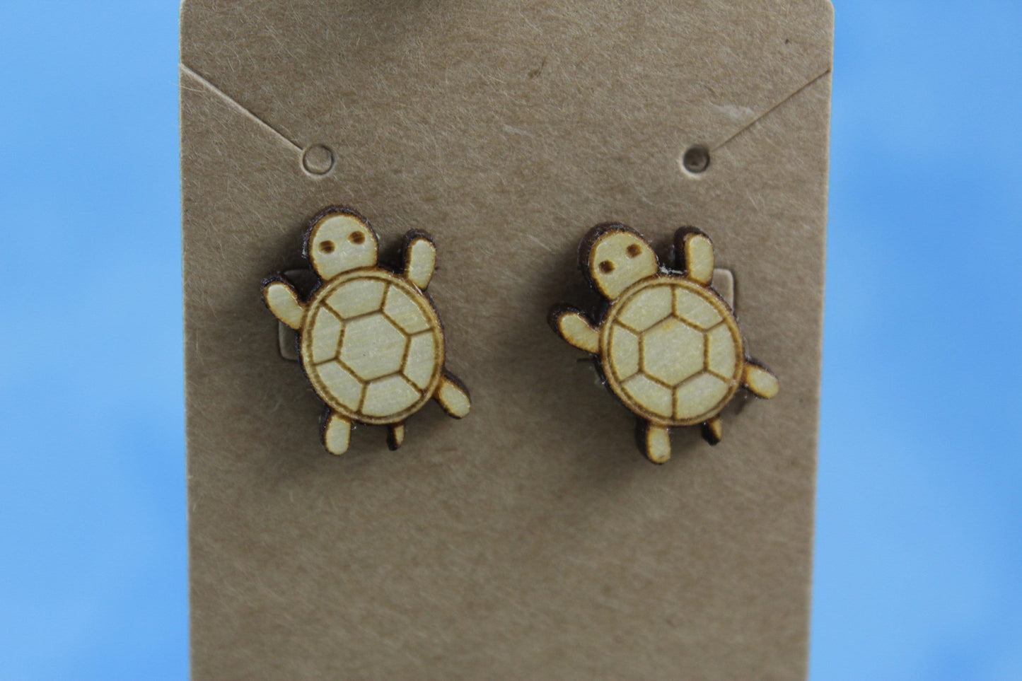 Laser Engraved Stud Earrings