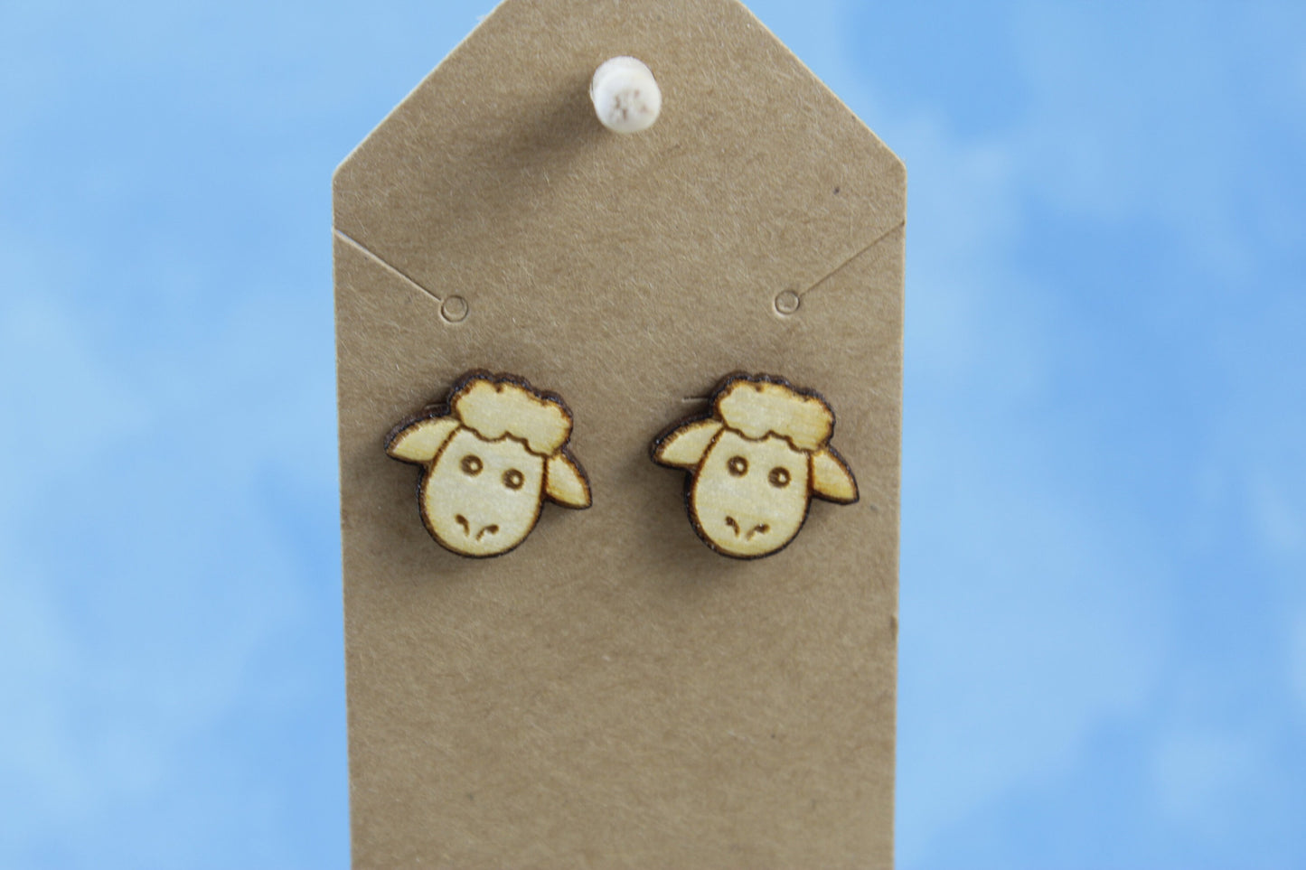 Laser Engraved Stud Earrings