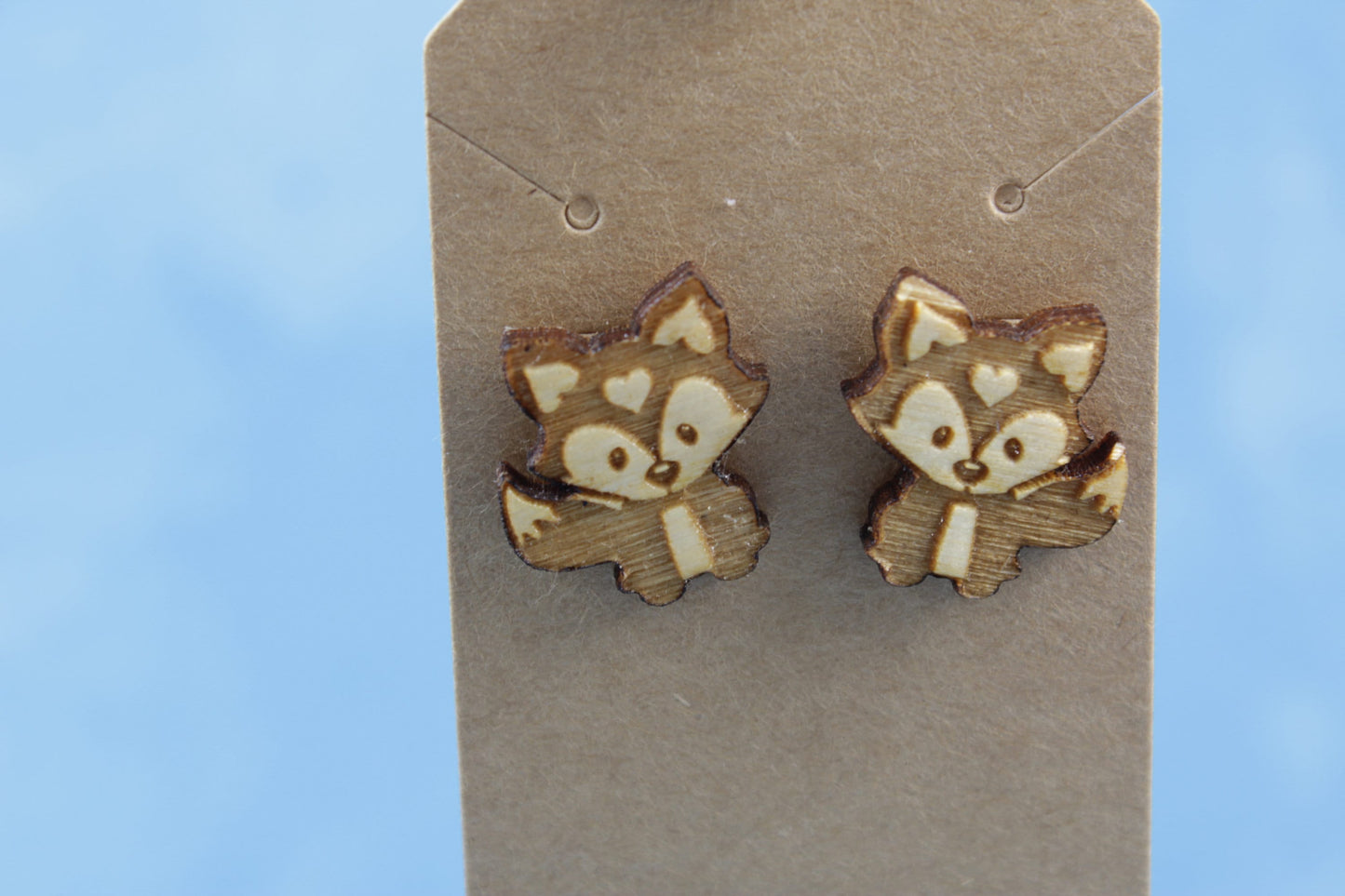 Laser Engraved Stud Earrings