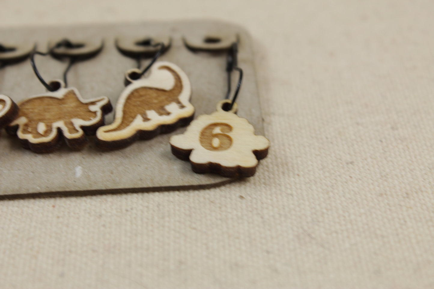 Stitch Markers set of 6 Dinosaurs