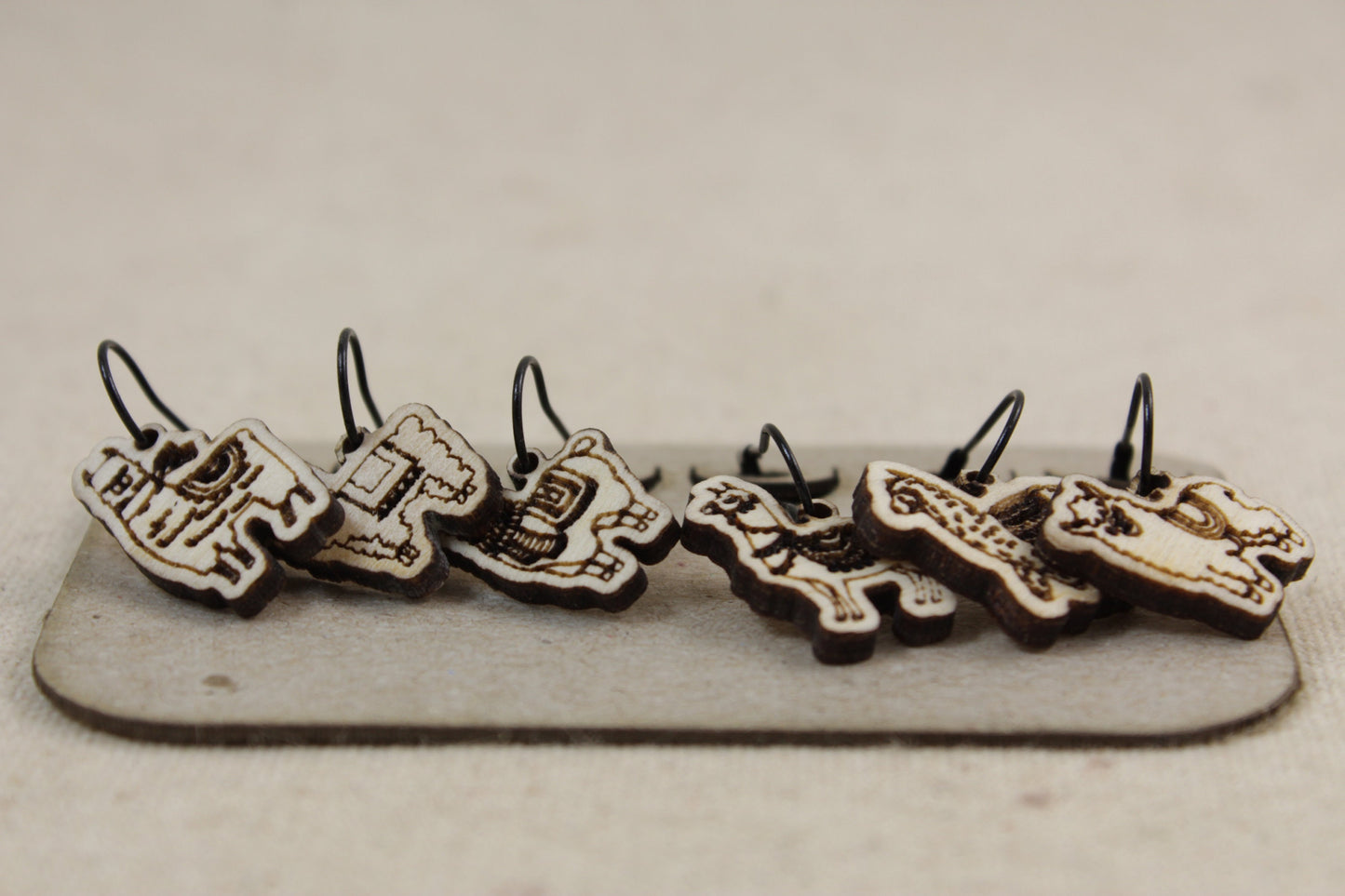 Stitch Markers set of 6 Llama