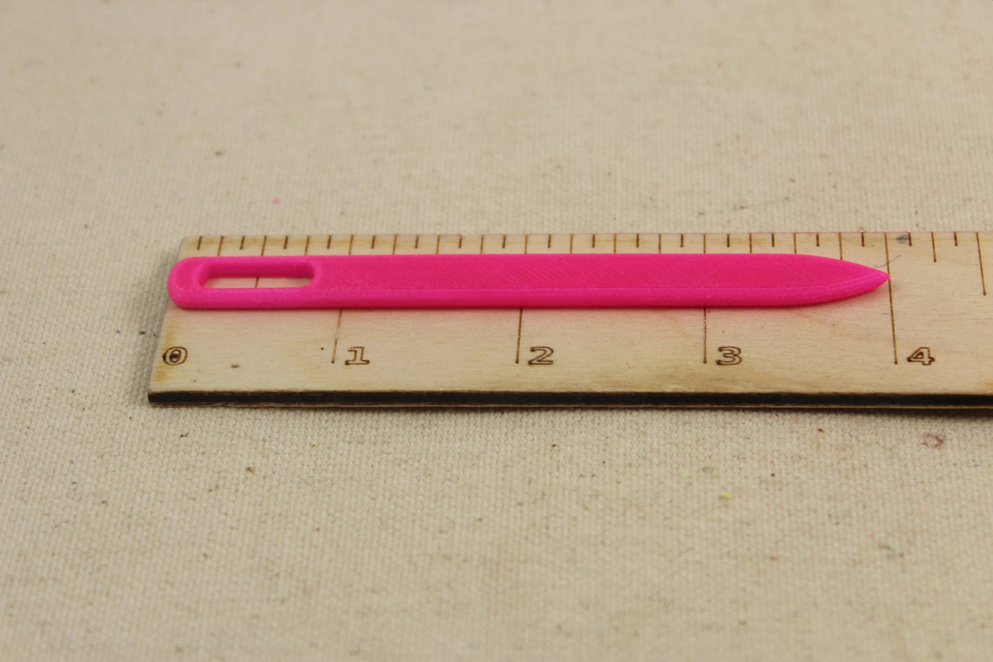 3D Printed Toothbrush Rug Needle