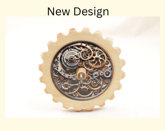 Inlay Top Whorl Gear Spindle