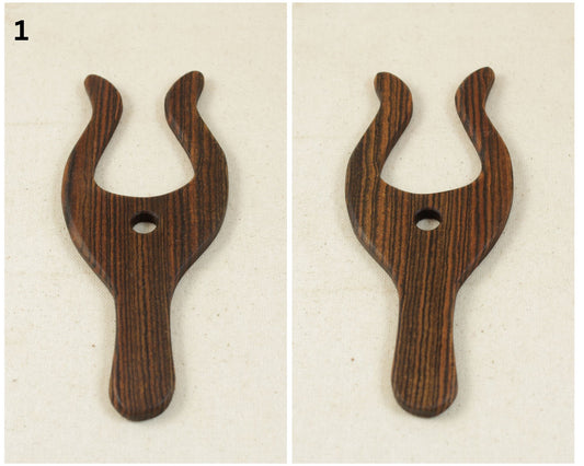 Bocote Curved Lucet w/handle