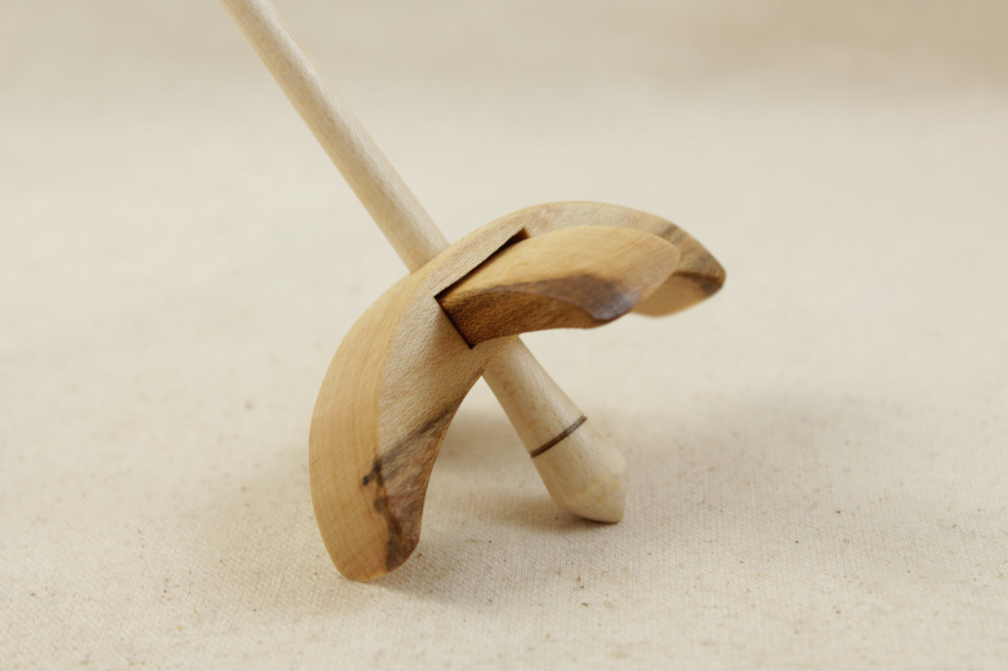 5/8" Maple Classic Mini Turkish Drop Spindle