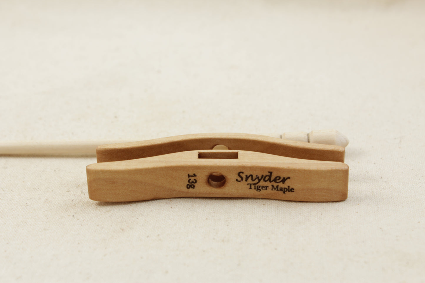 Tiger Maple Mini Glider Turkish Drop Spindle