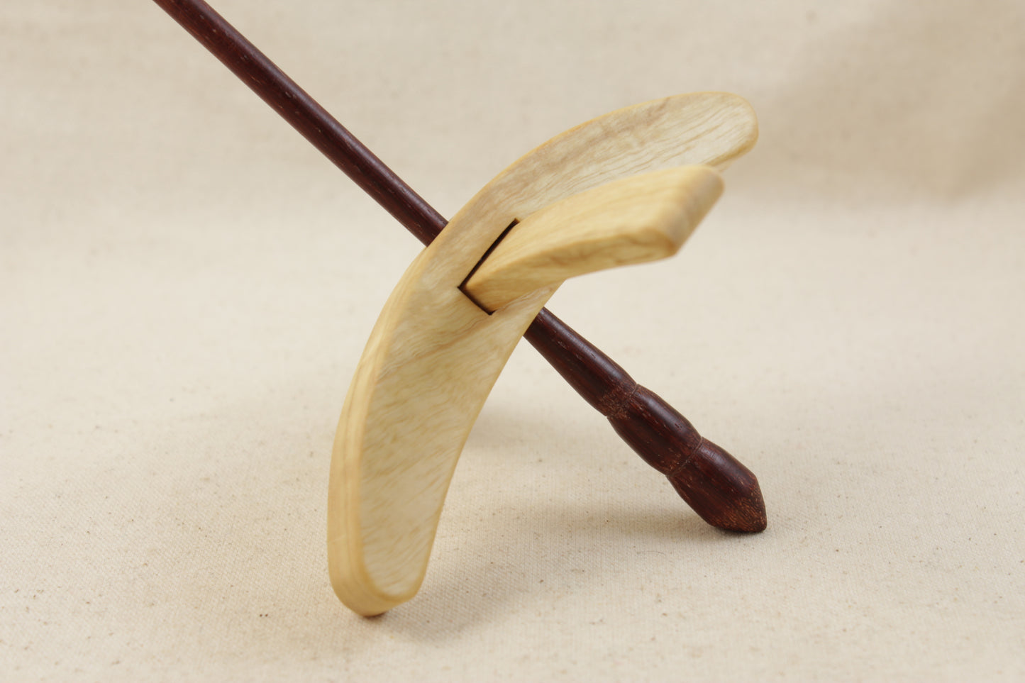 Ash/Padauk Standard Turkish Drop Spindle