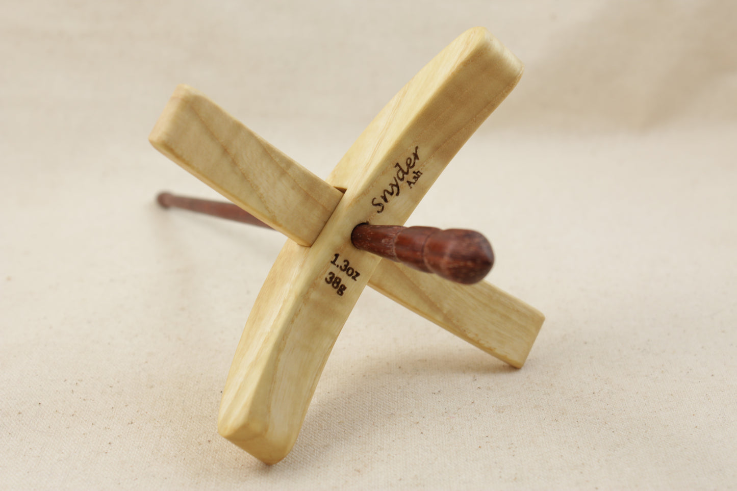 Ash/Padauk Standard Turkish Drop Spindle