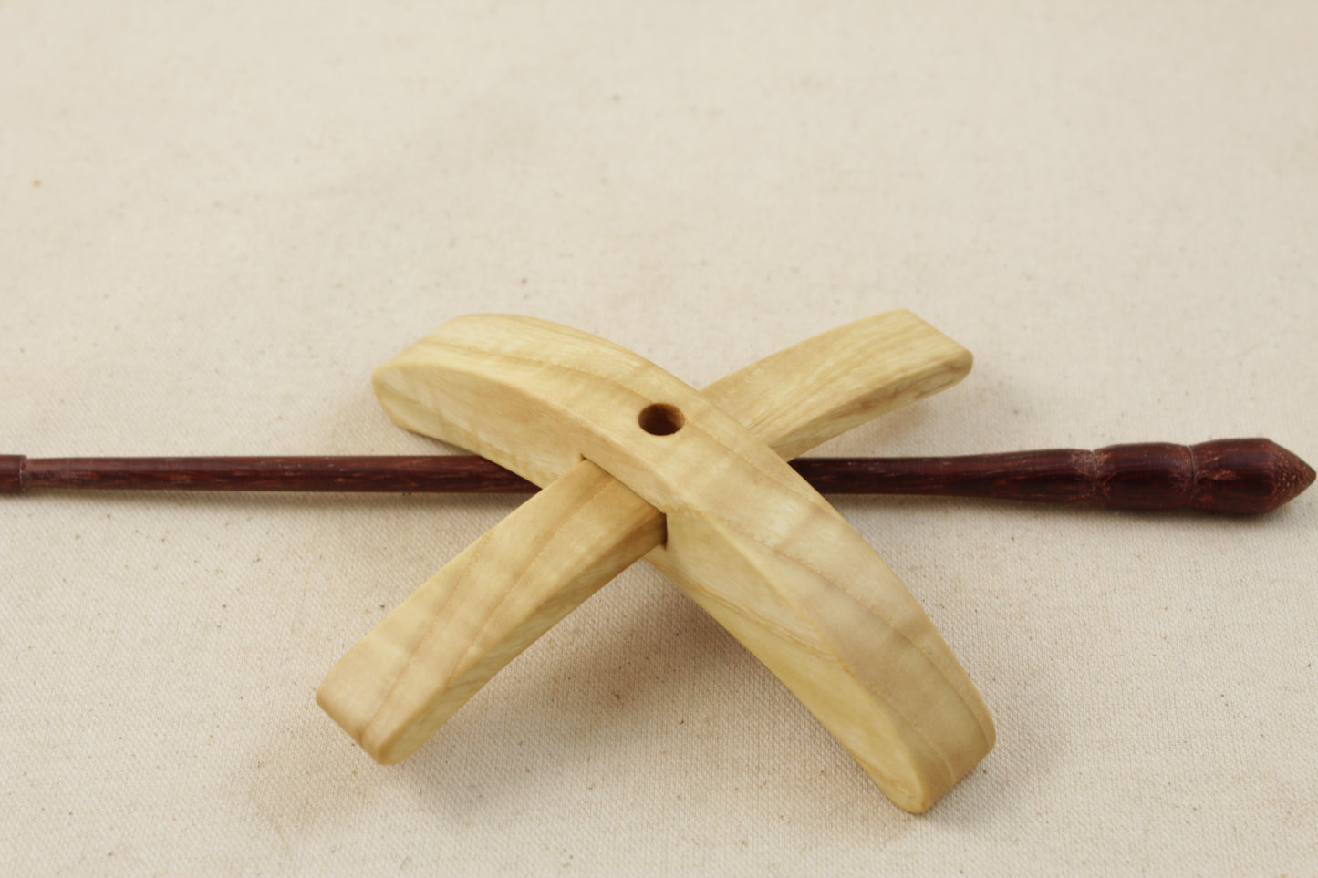 Ash/Padauk Standard Turkish Drop Spindle