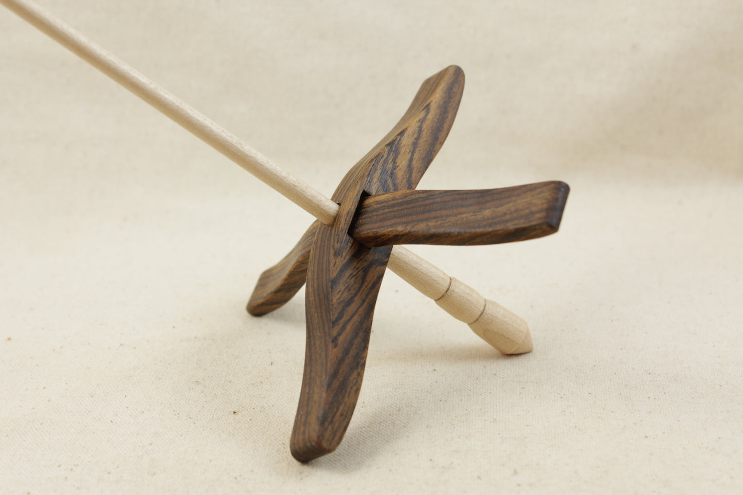 Bocote Medium Glider Turkish Drop Spindle