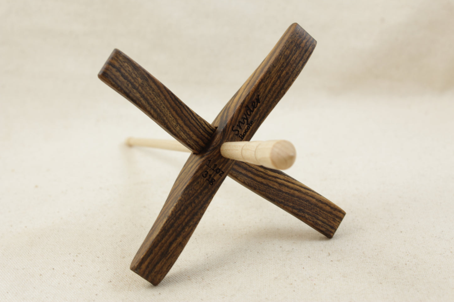 Bocote Medium Glider Turkish Drop Spindle