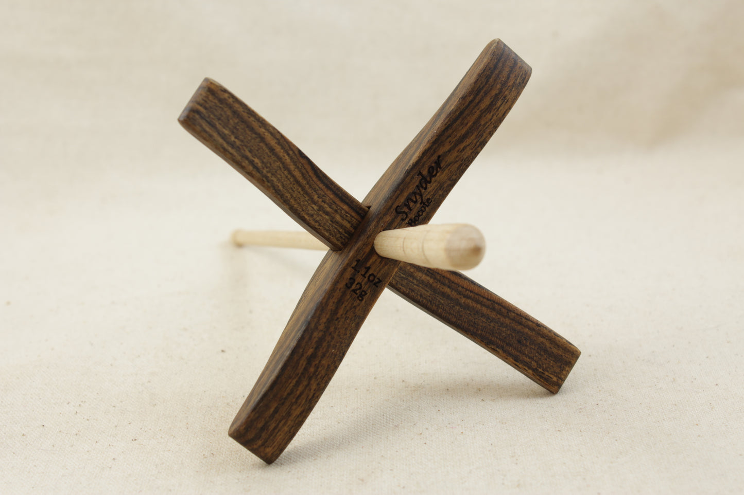 Bocote Medium Glider Turkish Drop Spindle