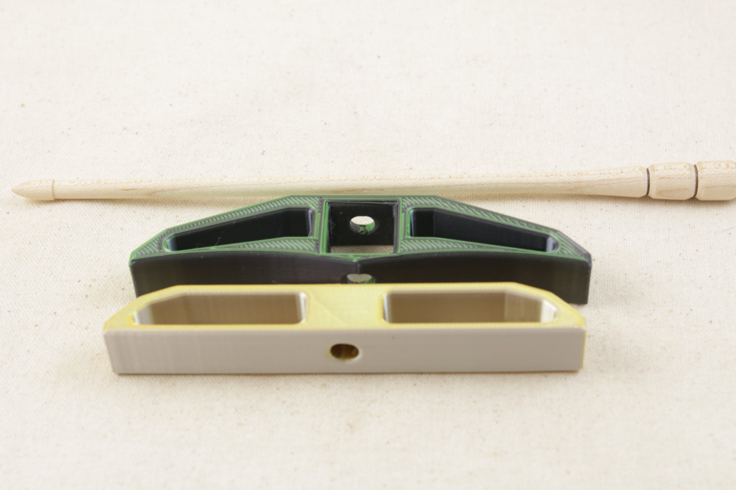 3D printed Dichromatic Deco Turkish Drop Spindle