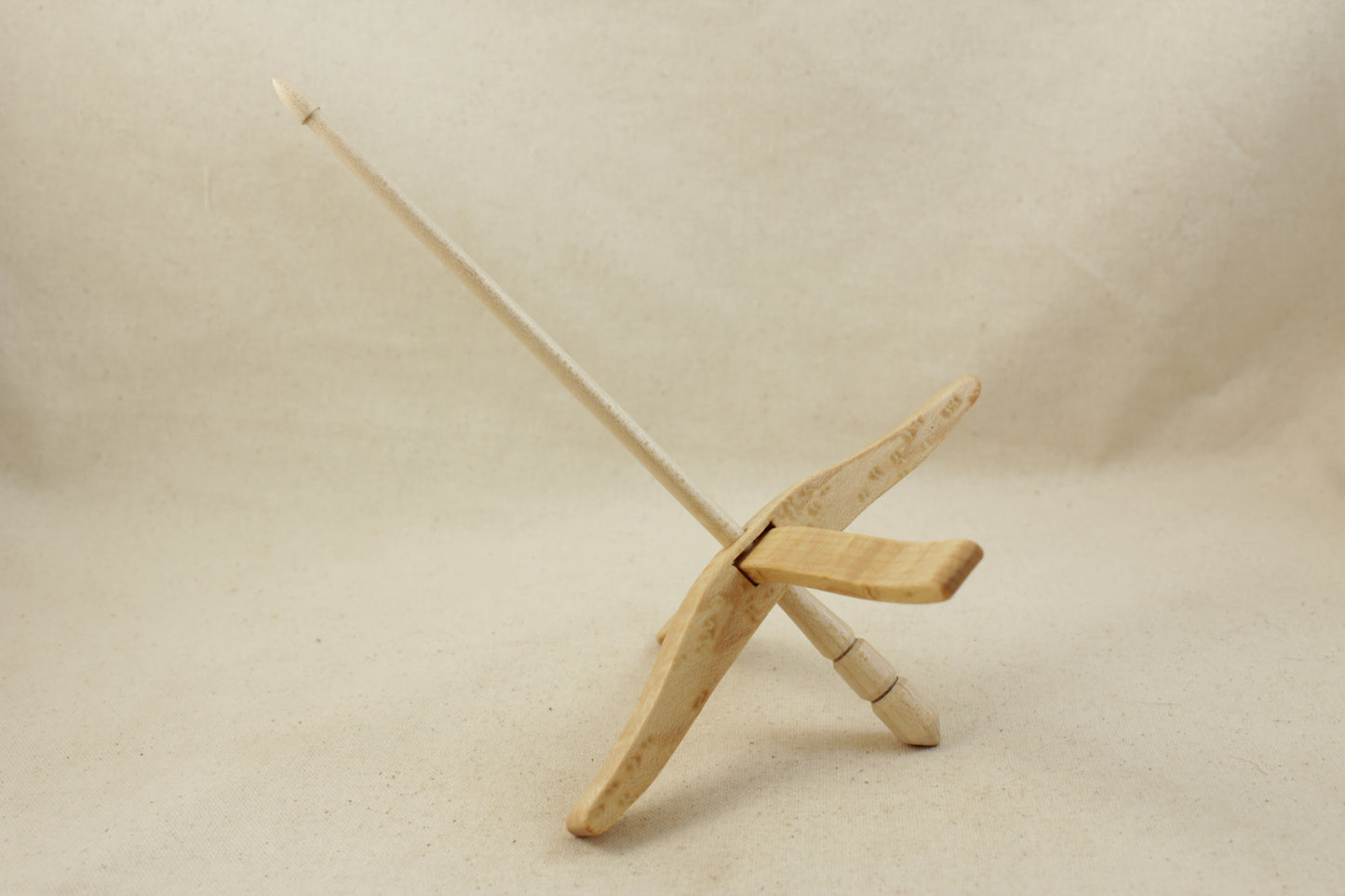 Birdseye Maple Full Size Glider Turkish Drop Spindle