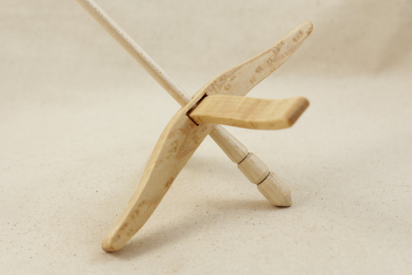 Birdseye Maple Full Size Glider Turkish Drop Spindle