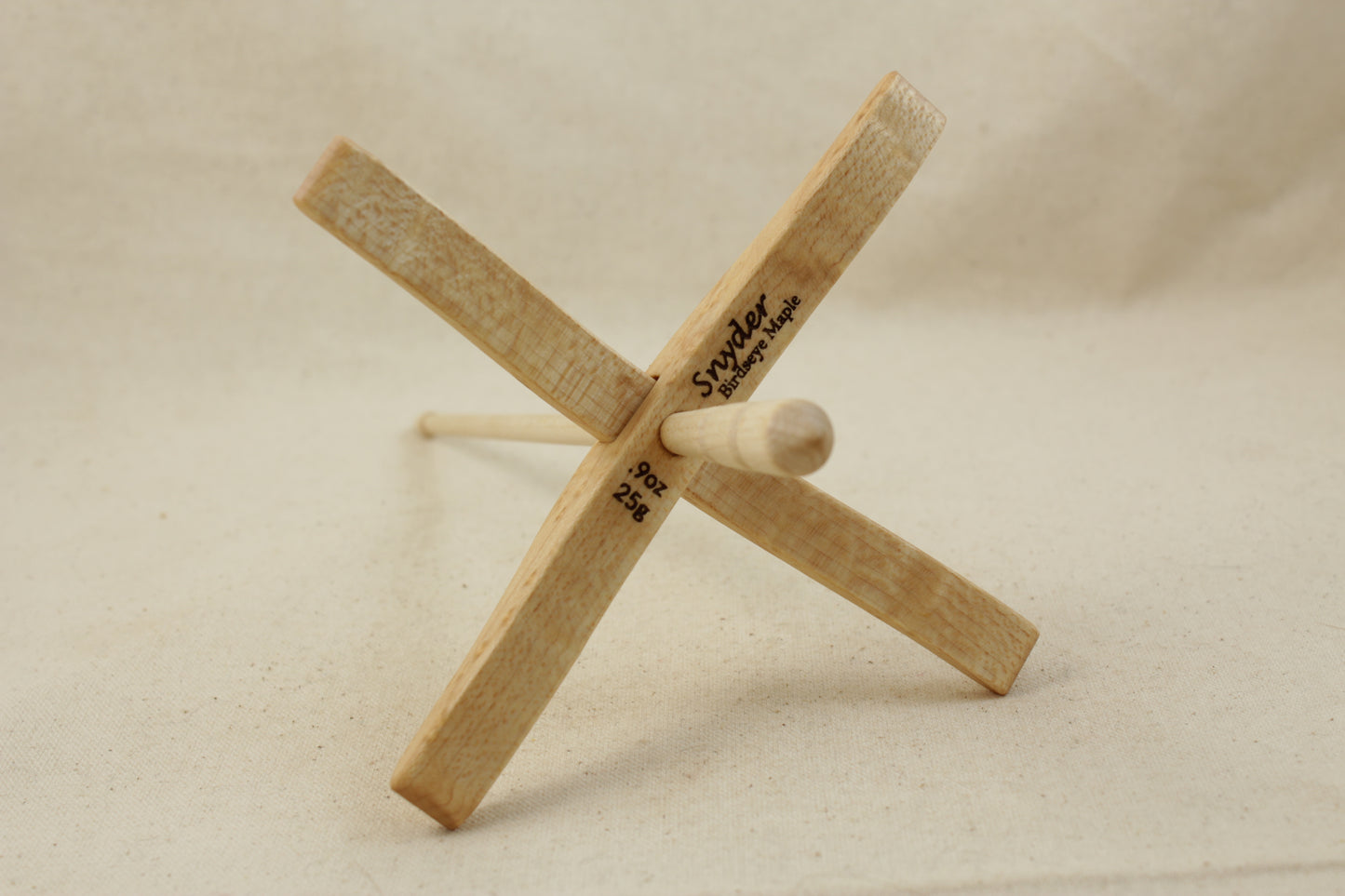 Birdseye Maple Full Size Glider Turkish Drop Spindle