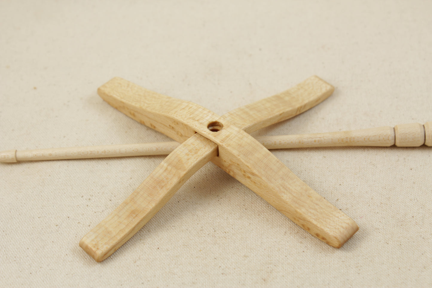 Birdseye Maple Full Size Glider Turkish Drop Spindle