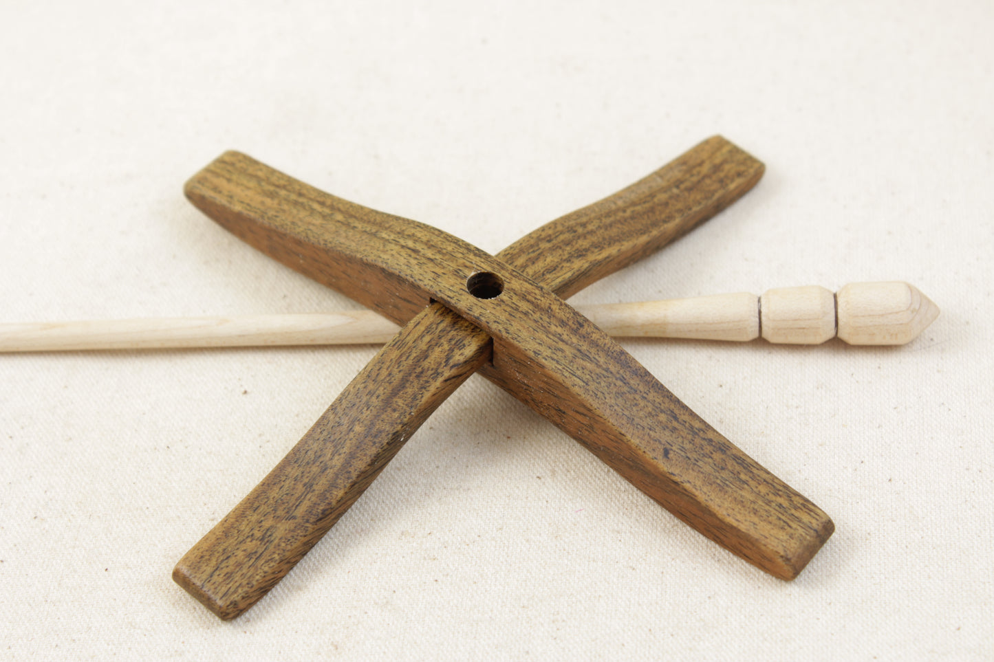 Bocote Full Size Glider Turkish Drop Spindle