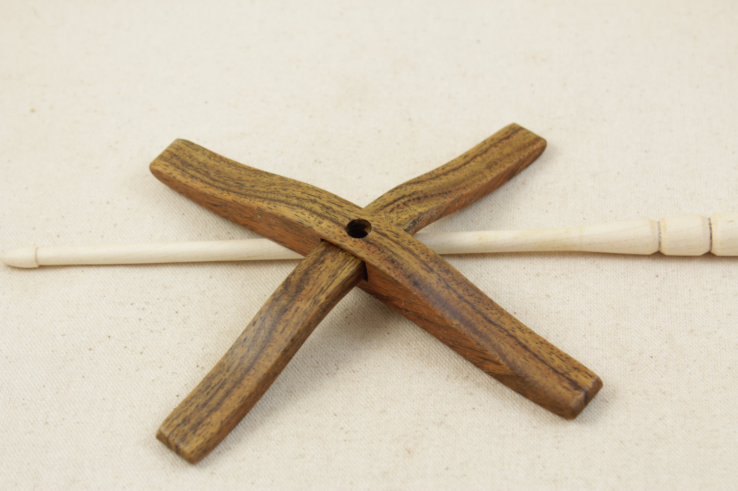 Bocote Full Size Glider Turkish Drop Spindle