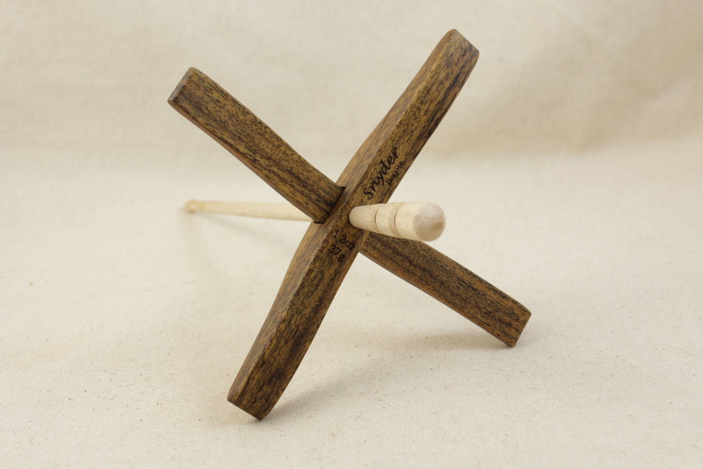 Bocote Full Size Glider Turkish Drop Spindle