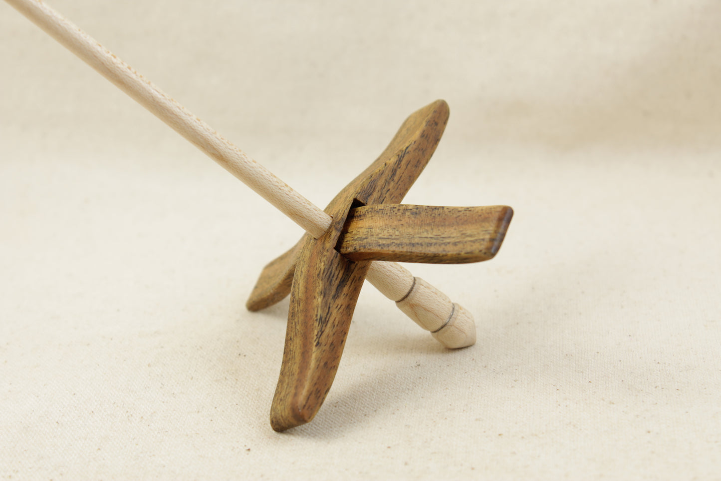 Bocote Mini Glider Turkish Drop Spindle