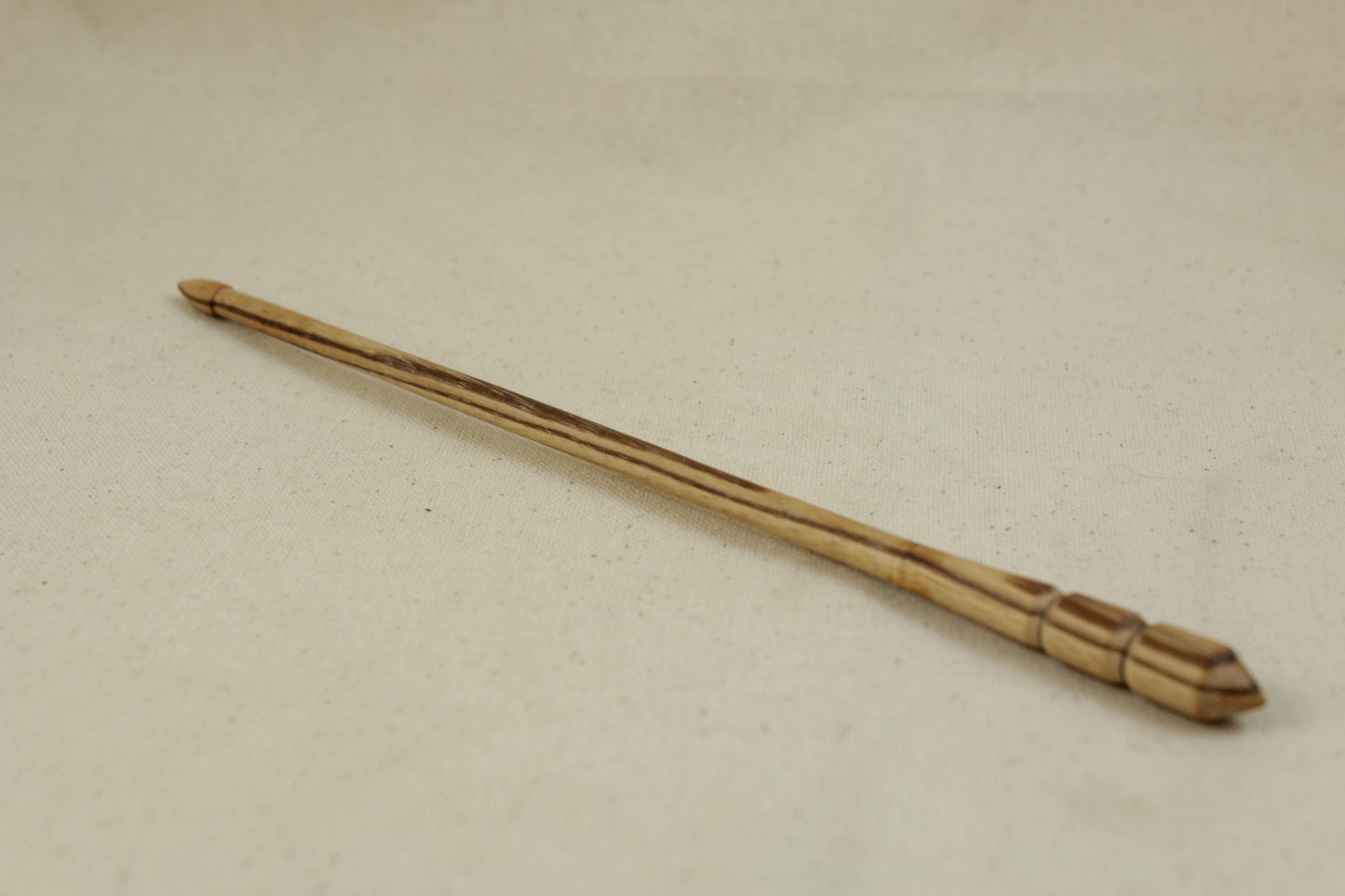 Zebrawood/Zebrawood Full Size Glider Turkish Drop Spindle