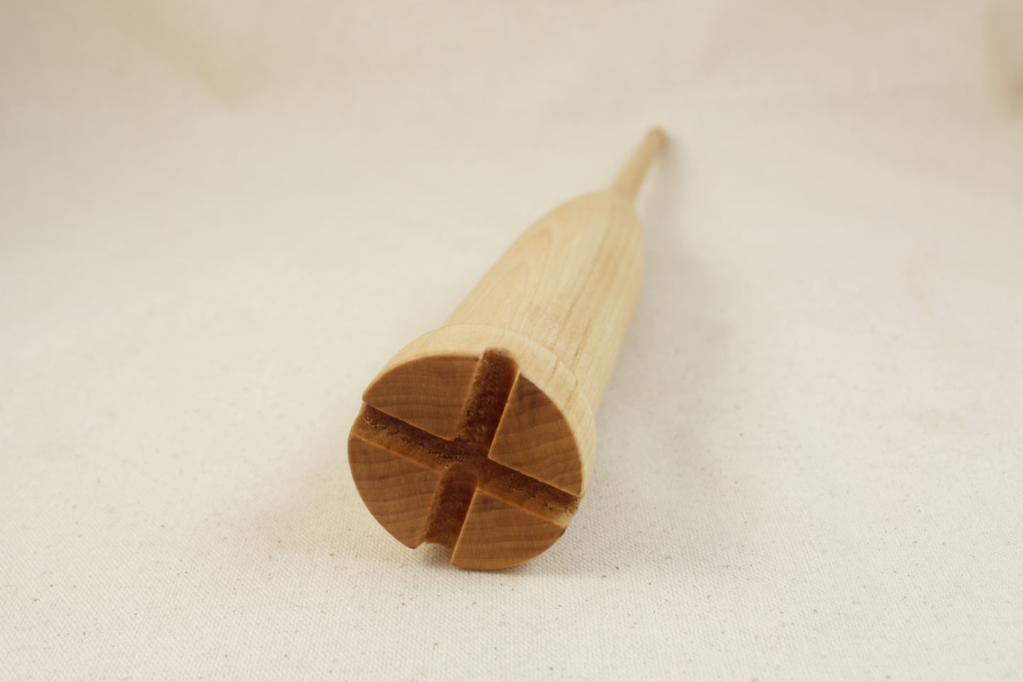 Maple Scottish style drop spindle