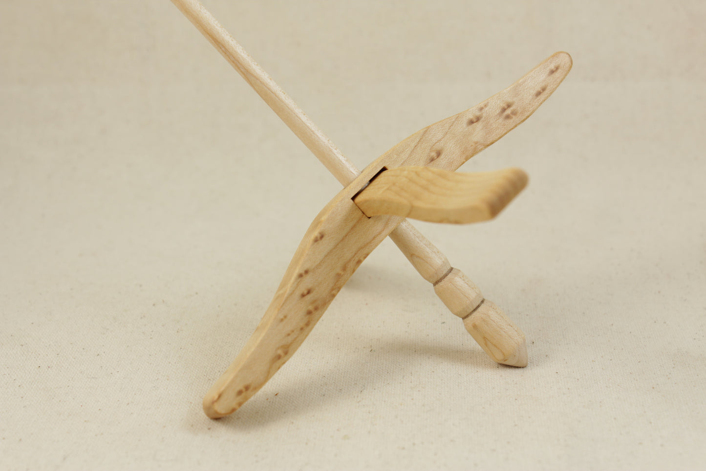 Birdseye Maple Full Size Glider Turkish Drop Spindle