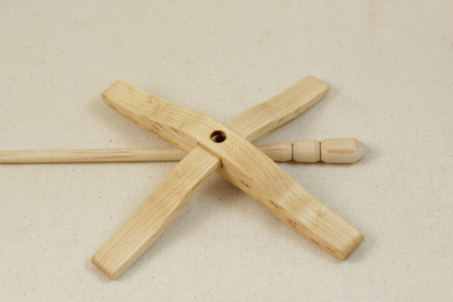Birdseye Maple Full Size Glider Turkish Drop Spindle