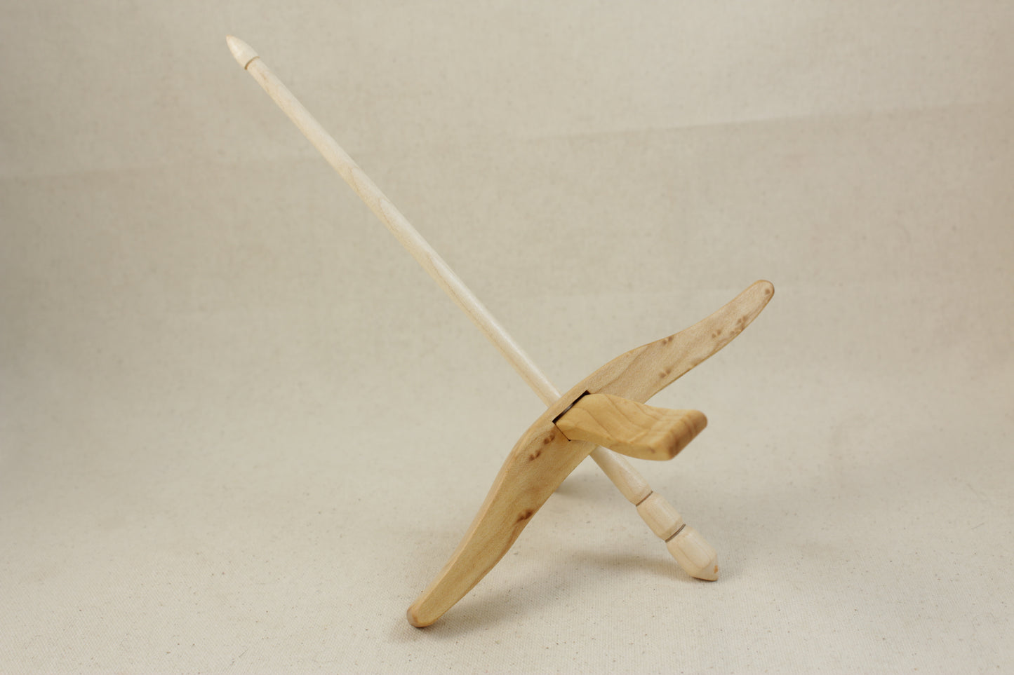 Birdseye Maple Full Size Glider Turkish Drop Spindle