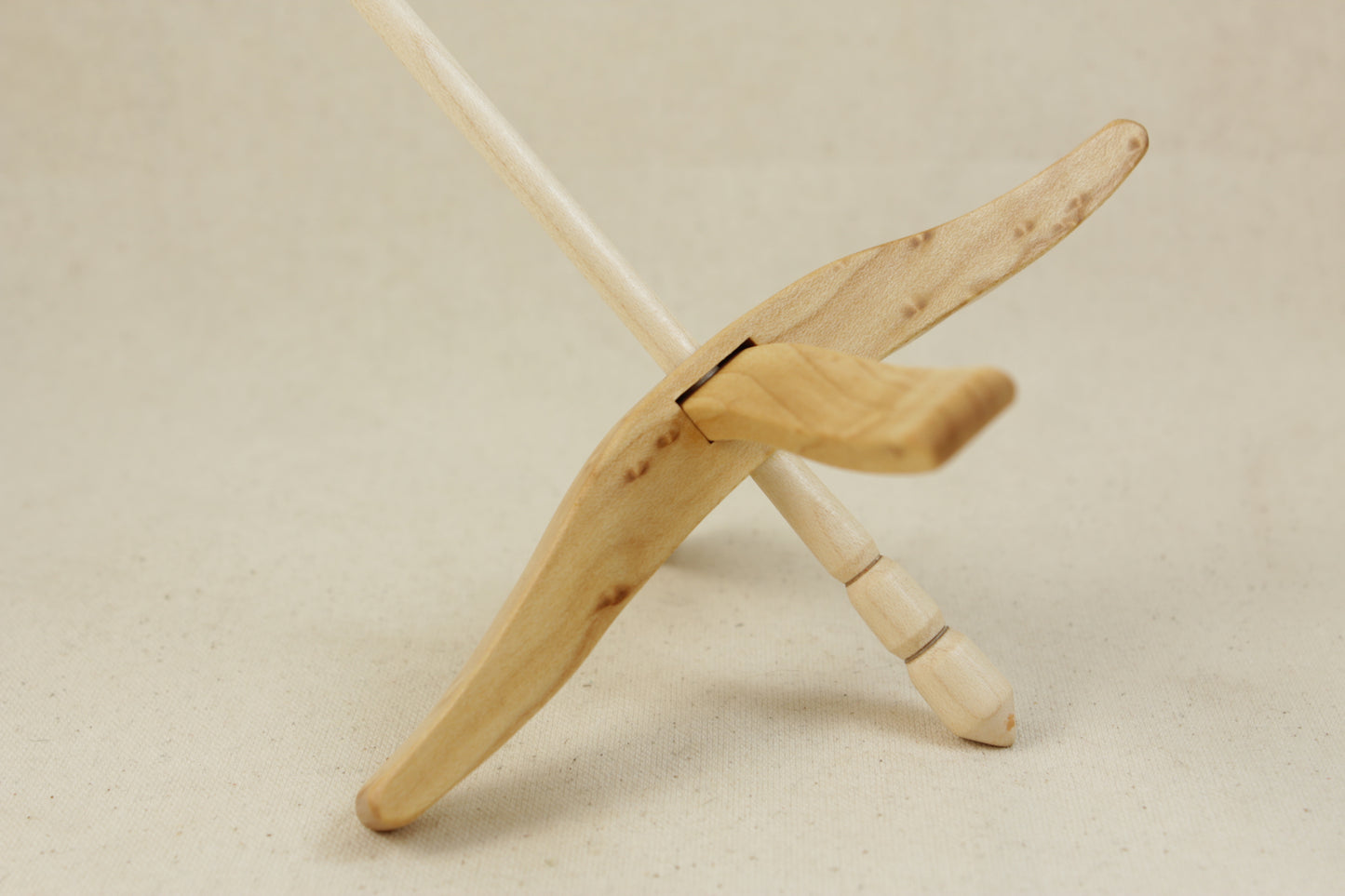 Birdseye Maple Full Size Glider Turkish Drop Spindle