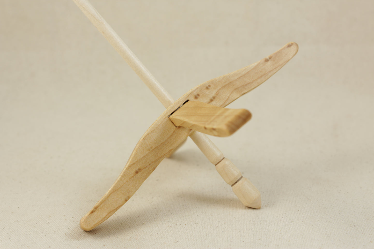 Birdseye Maple Full Size Glider Turkish Drop Spindle