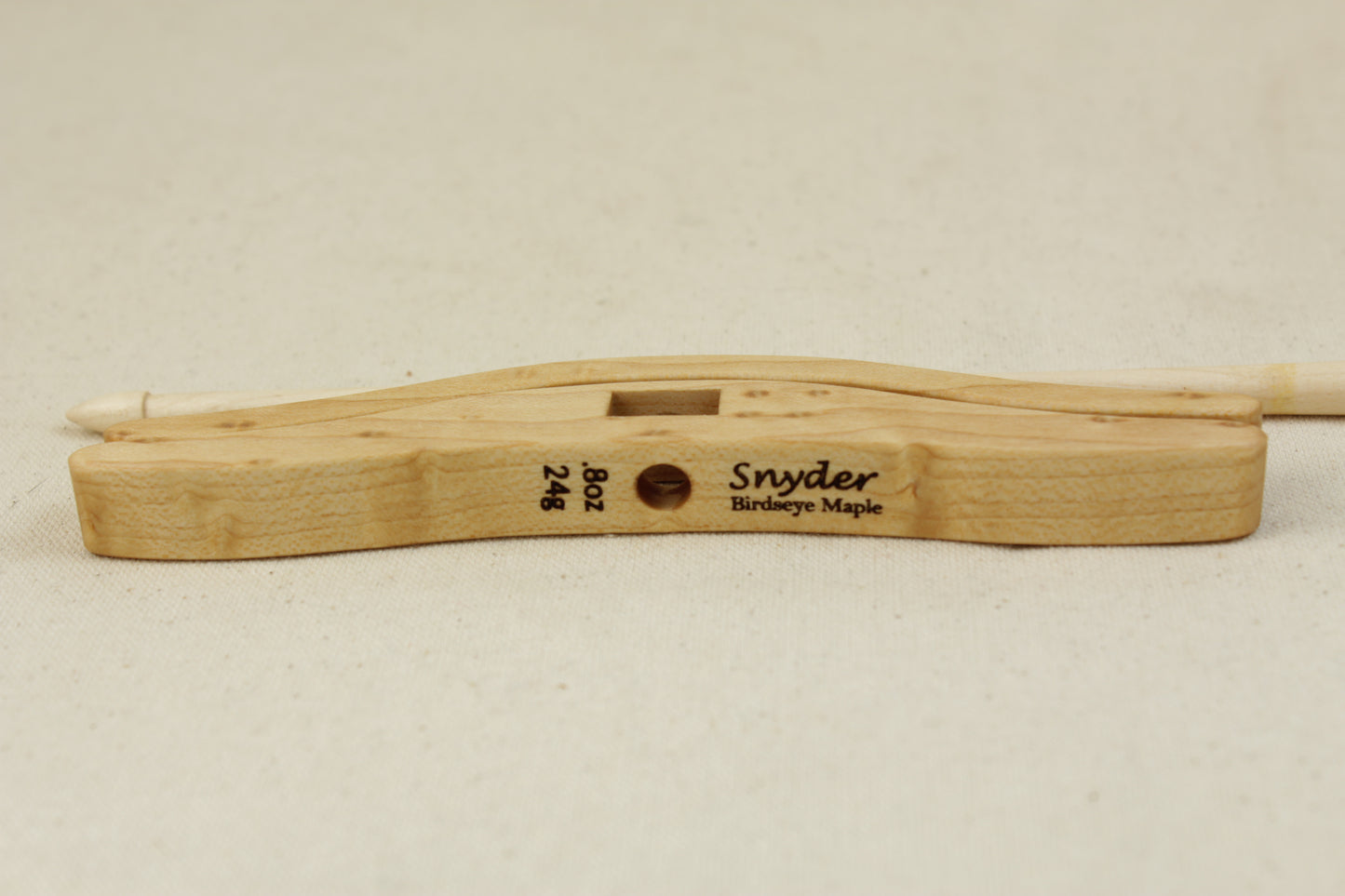 Birdseye Maple Full Size Glider Turkish Drop Spindle