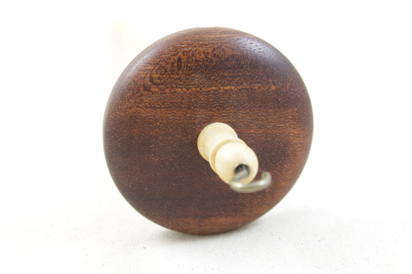 03.23.03 Mahogany Top Whorl Drop Spindle