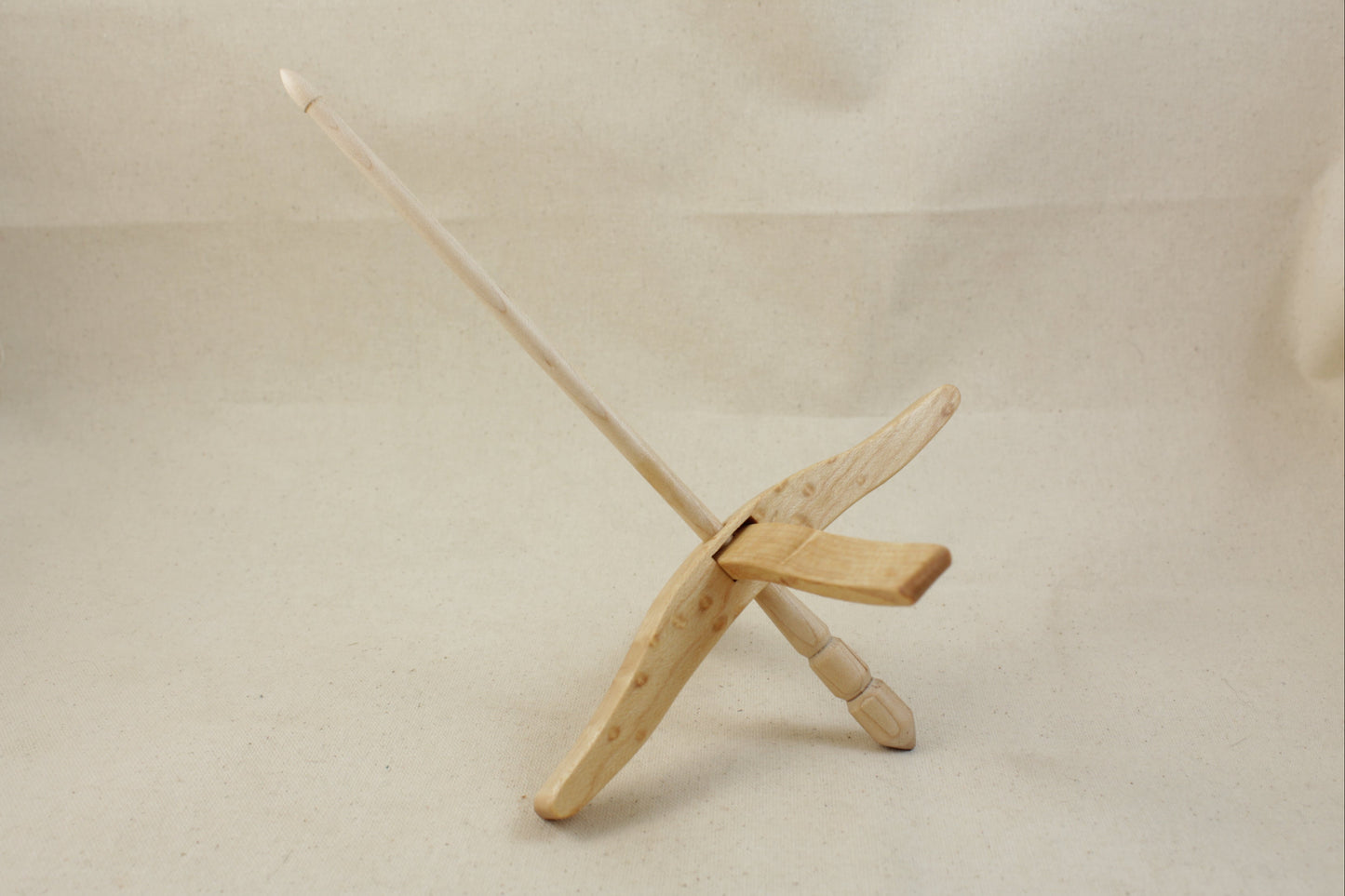 03.23.05 Birdseye Maple Full Size Glider Turkish Drop Spindle