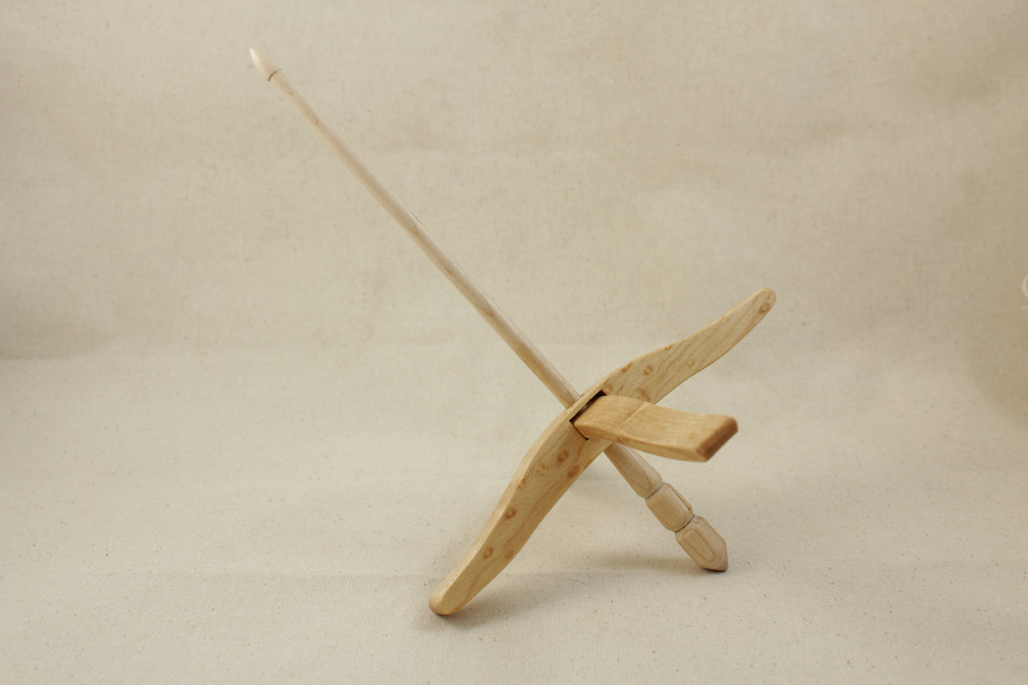 03.23.05 Birdseye Maple Full Size Glider Turkish Drop Spindle