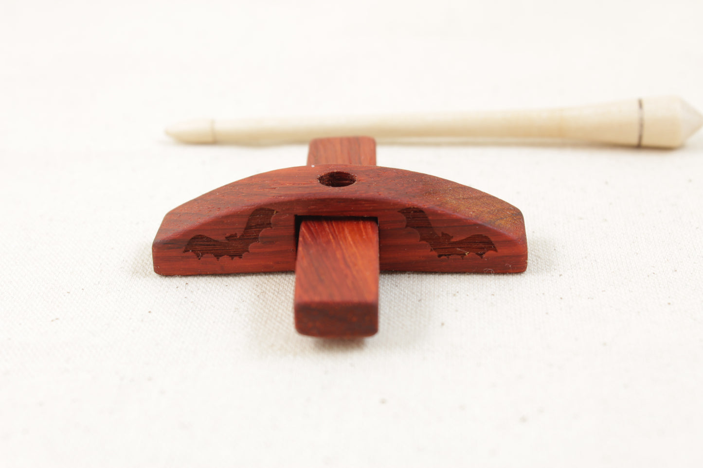 Padauk Mini Apex Turkish Drop Spindle
