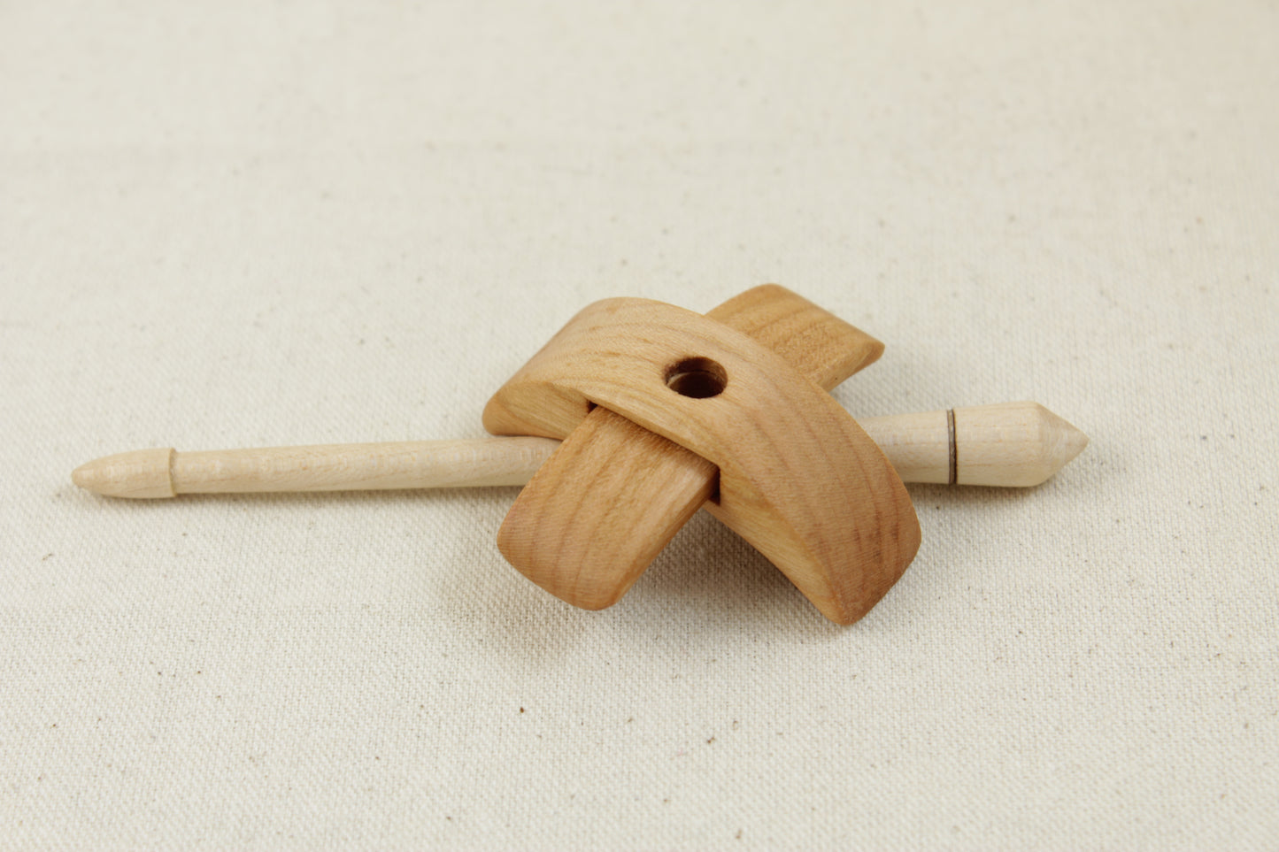 2" Cherry Classic Mini Turkish Drop Spindle
