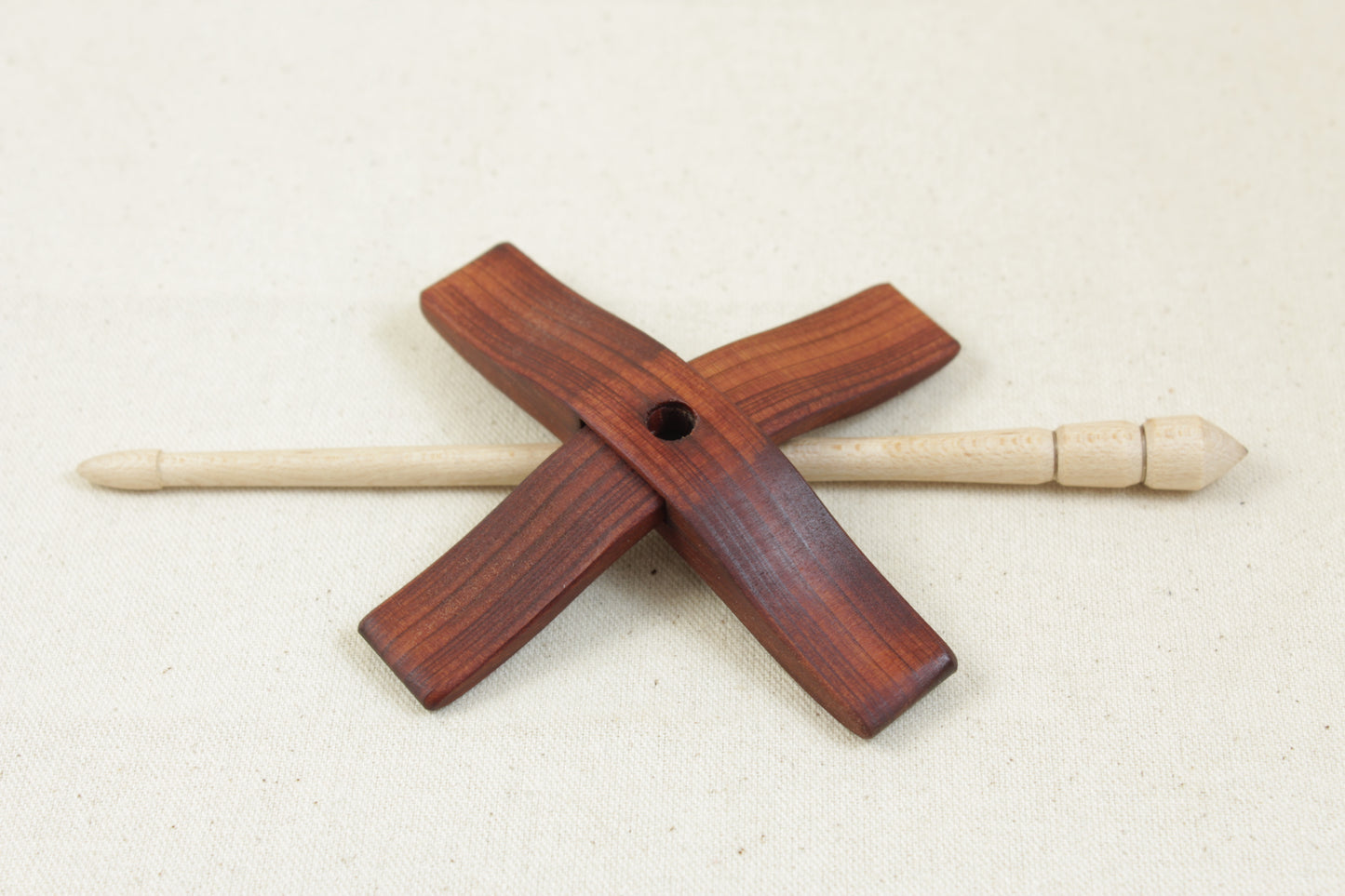 5/8" Aromatic Cedar Mini Glider Turkish Drop Spindle