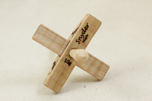 Tiger Maple Mini Apex Turkish Drop Spindle
