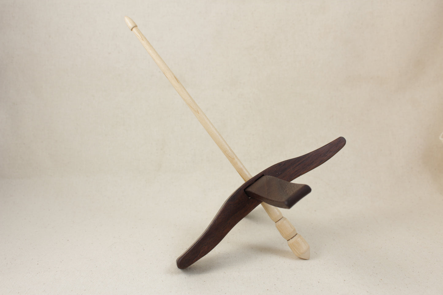 5/8" Walnut Full Size Glider Turkish Drop Spindle