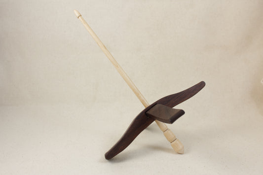 5/8" Walnut Full Size Glider Turkish Drop Spindle