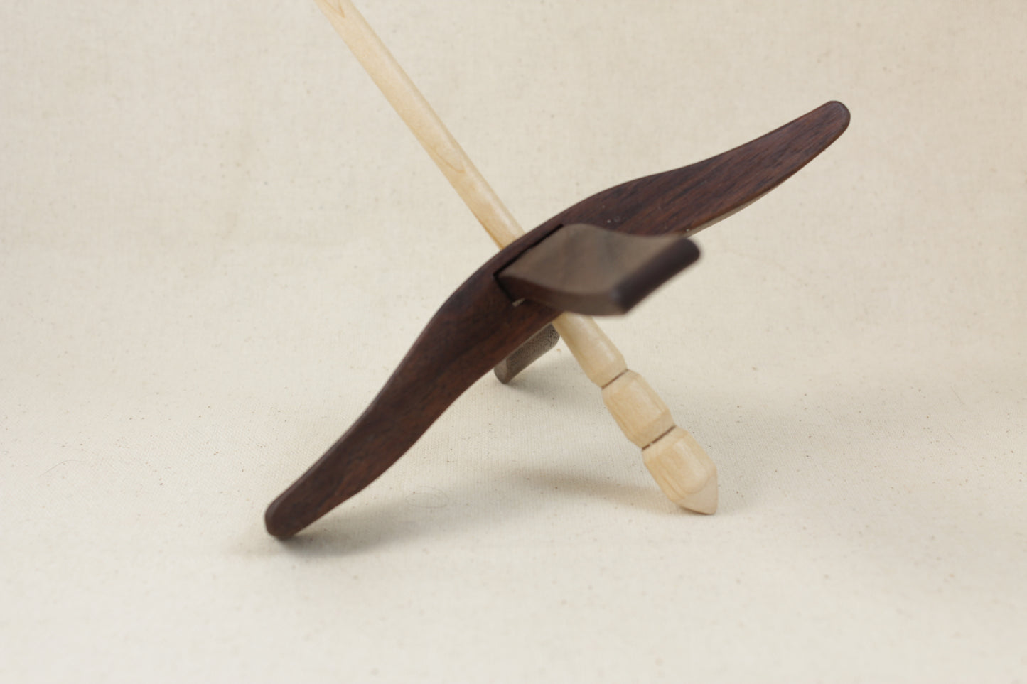 5/8" Walnut Full Size Glider Turkish Drop Spindle