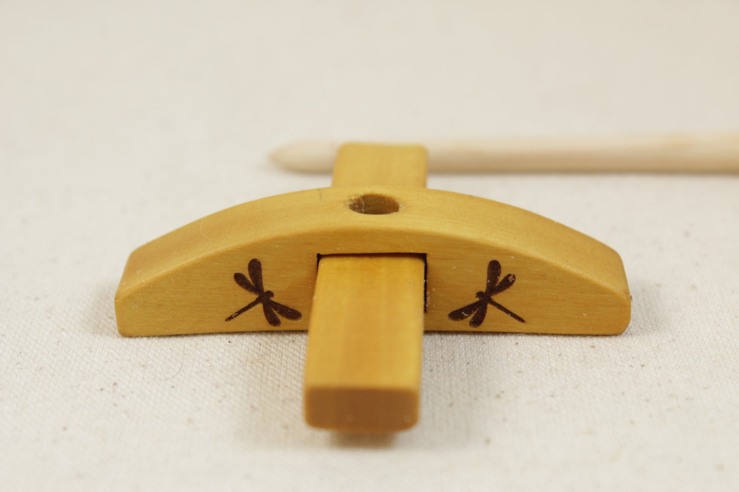 Yellowheart Mini Apex Turkish Drop Spindle