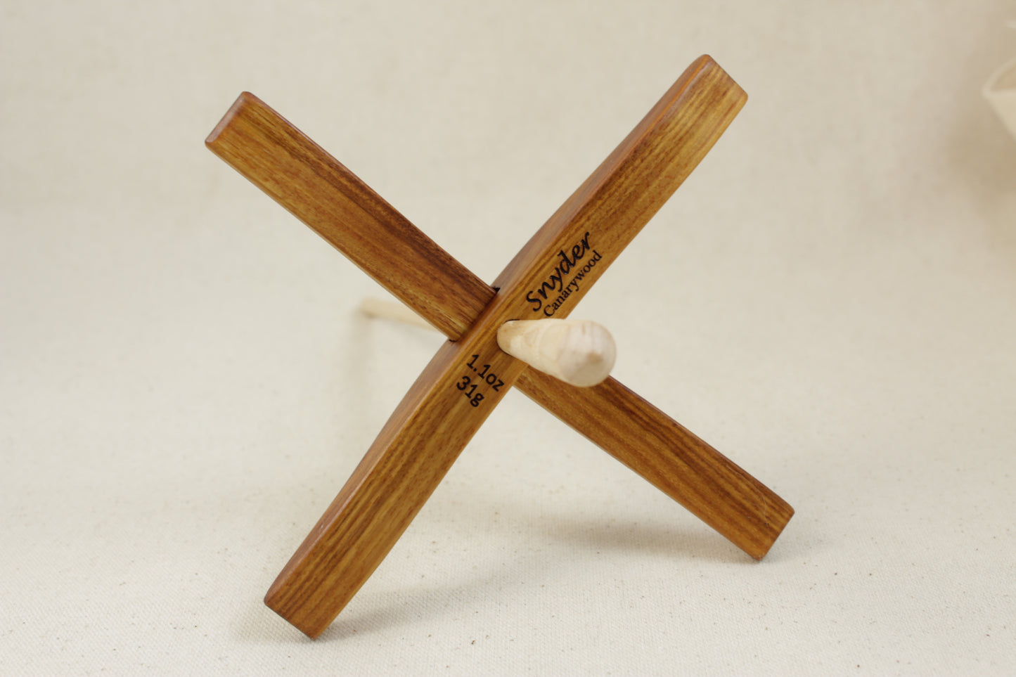 Canarywood Full Size Glider Turkish Drop Spindle