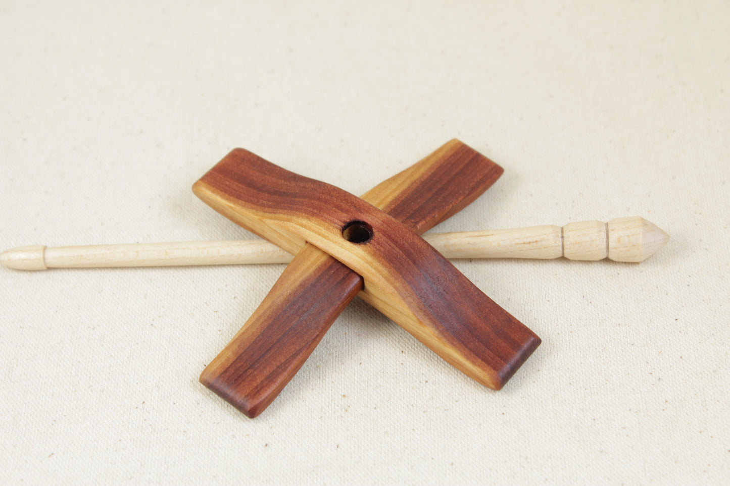 Aromatic Cedar Mini Glider Turkish Drop Spindle