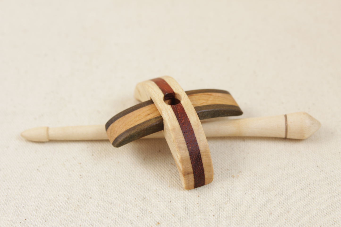 2" Laminated Classic Mini Turkish Drop Spindle
