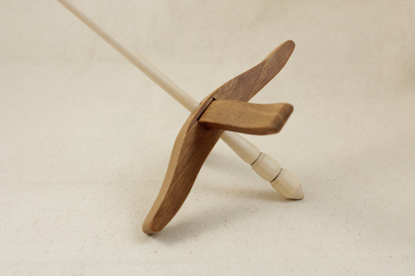 05.15.01 Maple Medium Glider Turkish Drop Spindle