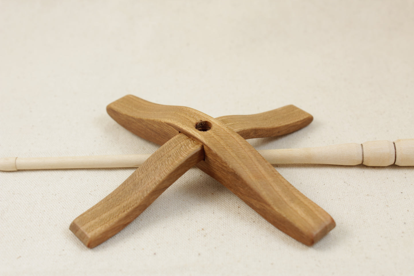 05.15.01 Maple Medium Glider Turkish Drop Spindle