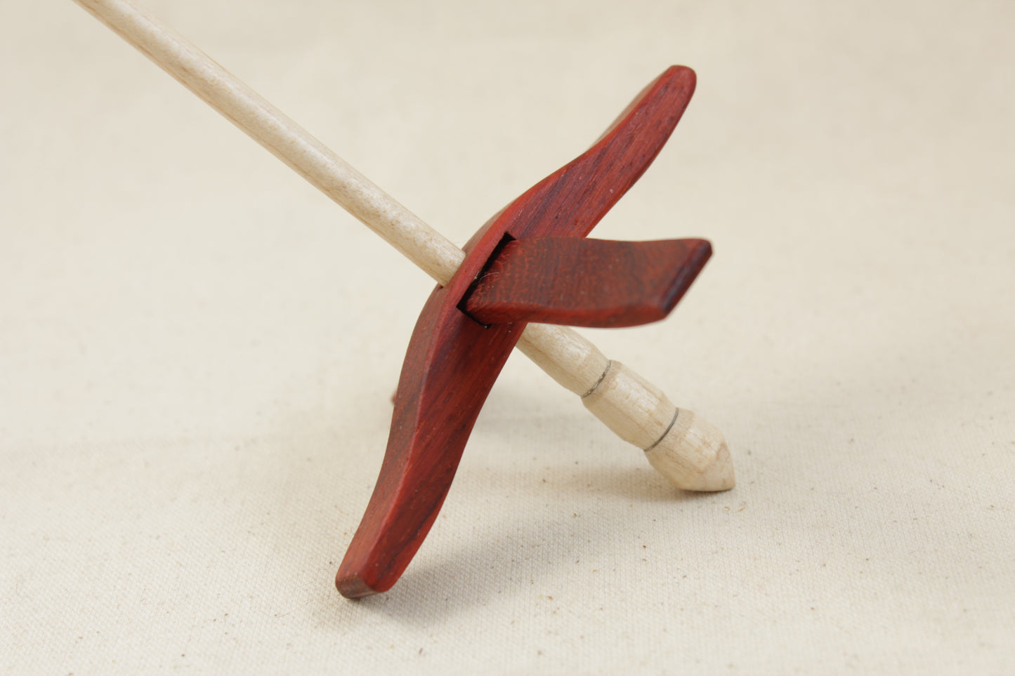 Padauk Mini Glider Turkish Drop Spindle